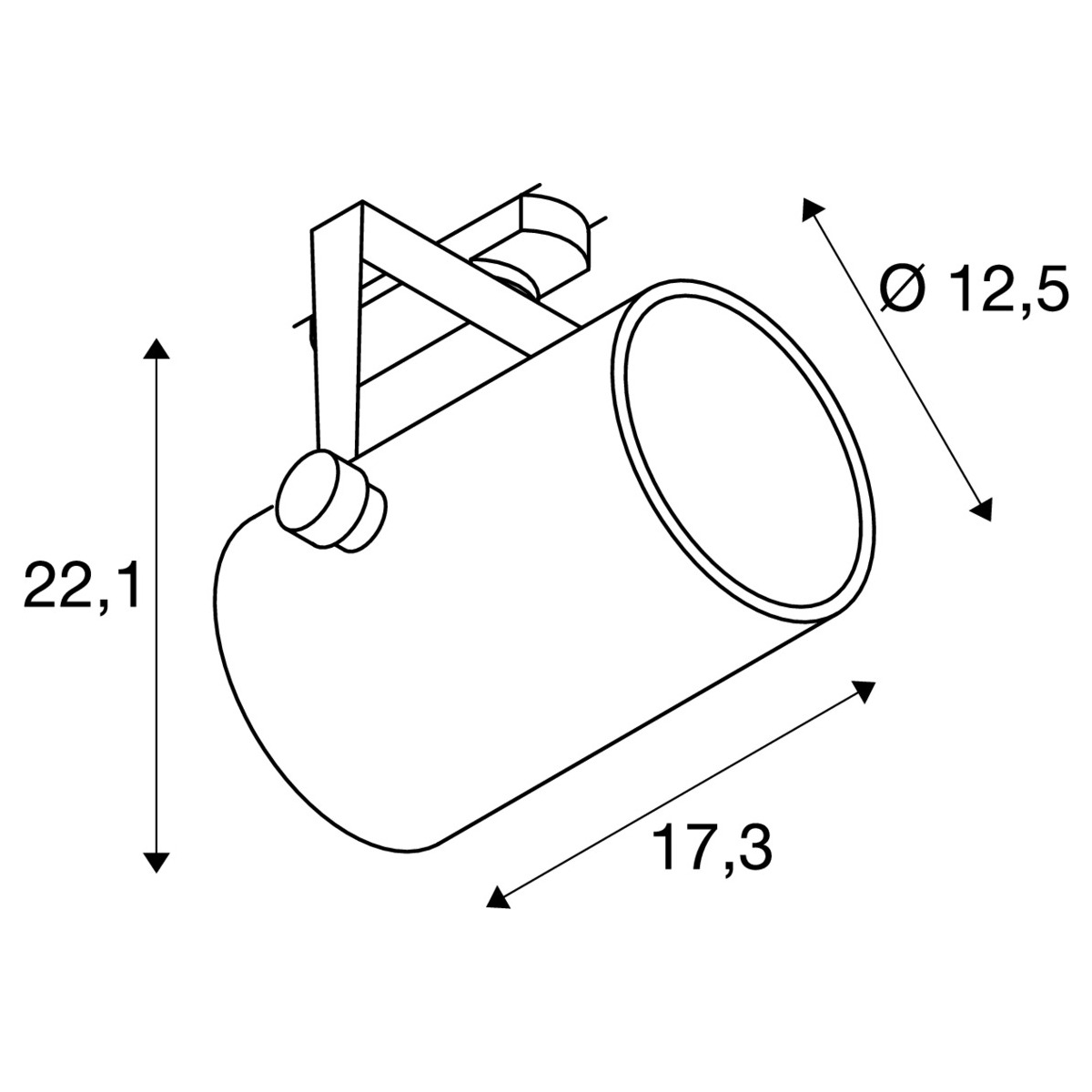 SLV EURO SPOT TRACK LED weiß 1002678