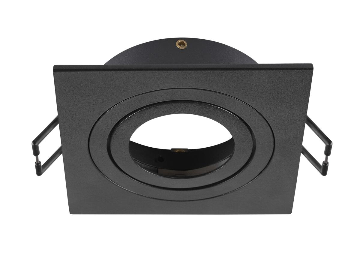 NEW TRIA 75 inbouwring vierkant zwart
