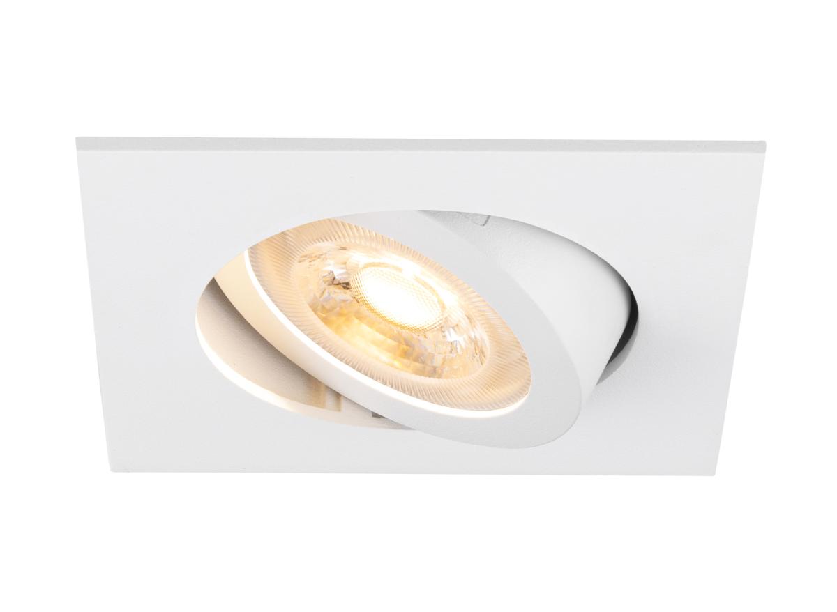 NEW TRIA 68 DL vierkant wit 1xGU10 