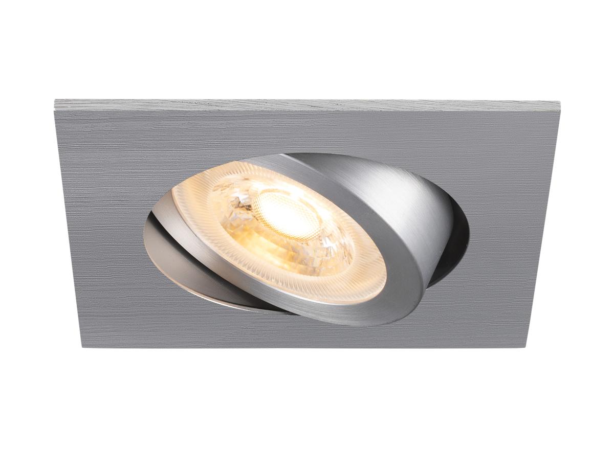 NEW TRIA 68 DL vierkant aluminium 1xGU10