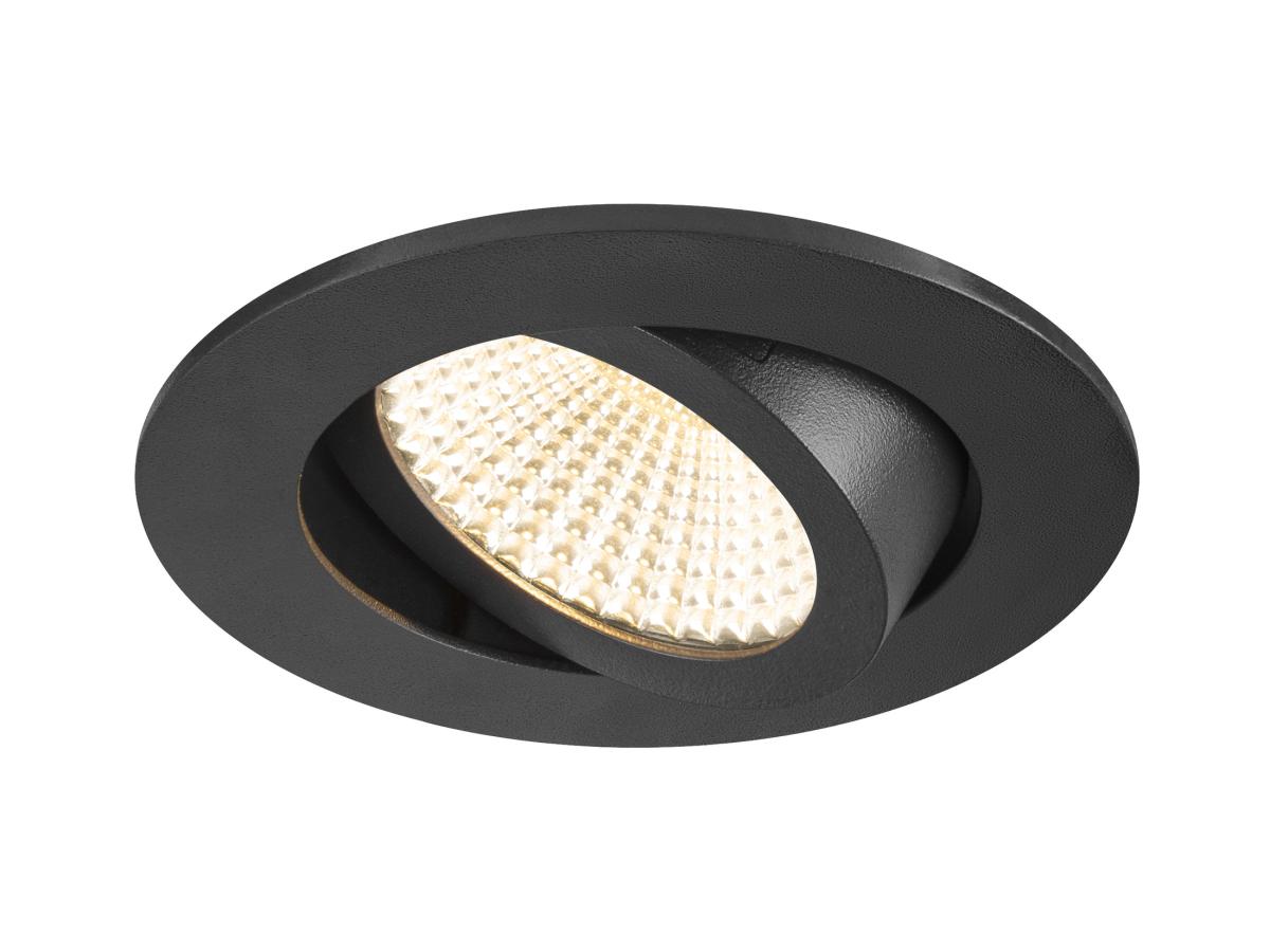 NEW TRIA UNIVERSAL 68 DL rond zwart 1xLED CCT 60°