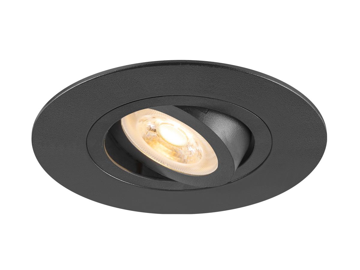 NEW TRIA 75 XL DL rond zwart 1xGU10