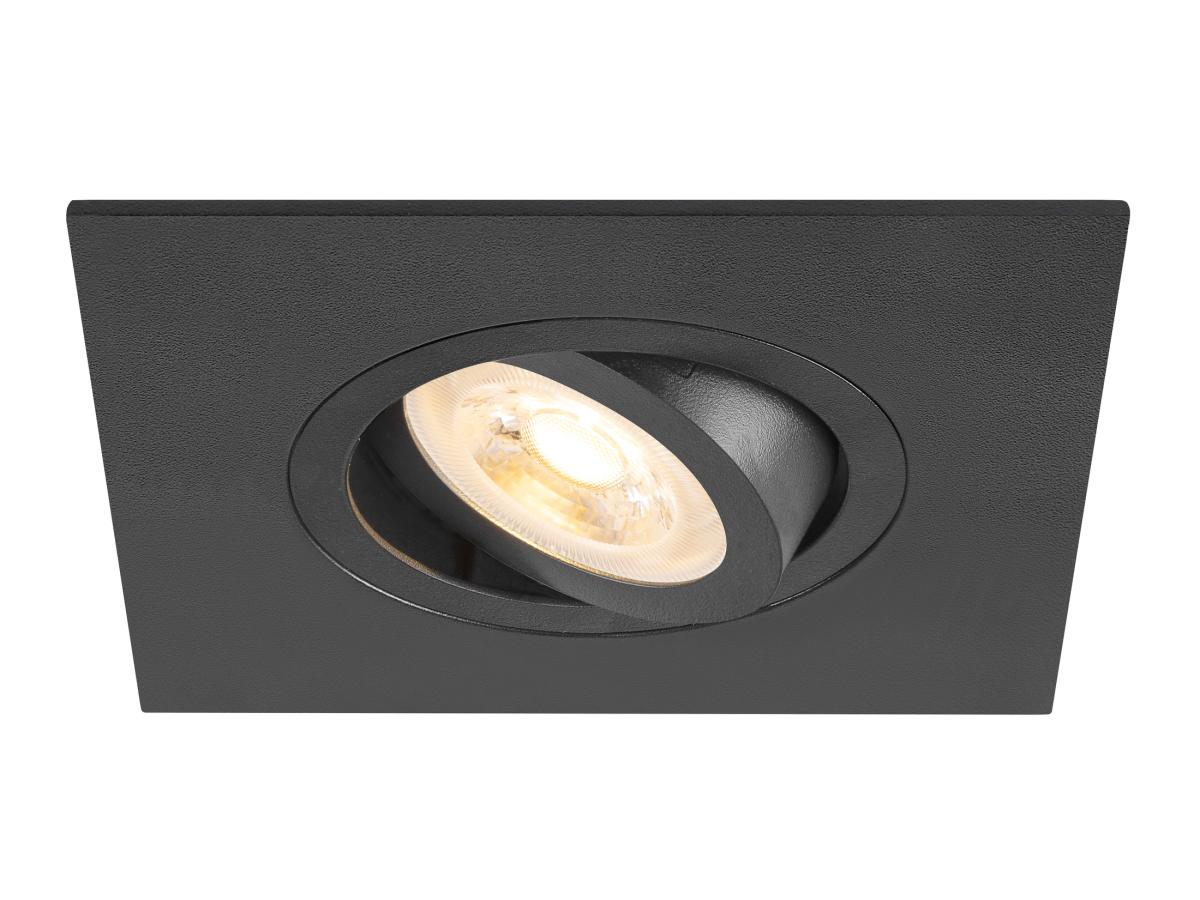 NEW TRIA 75 XL DL vierkant zwart 1xGU10