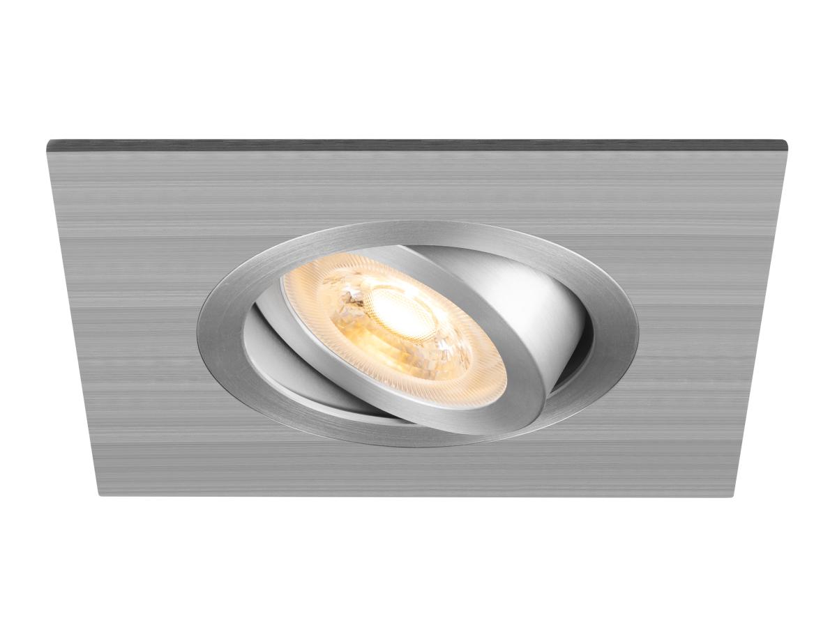 NEW TRIA 75 XL DL vierkant aluminium 1xGU10