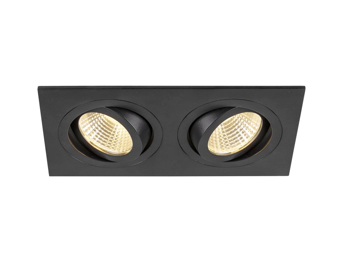 NEW TRIA 155 DL double zwart 2xLED 3000K