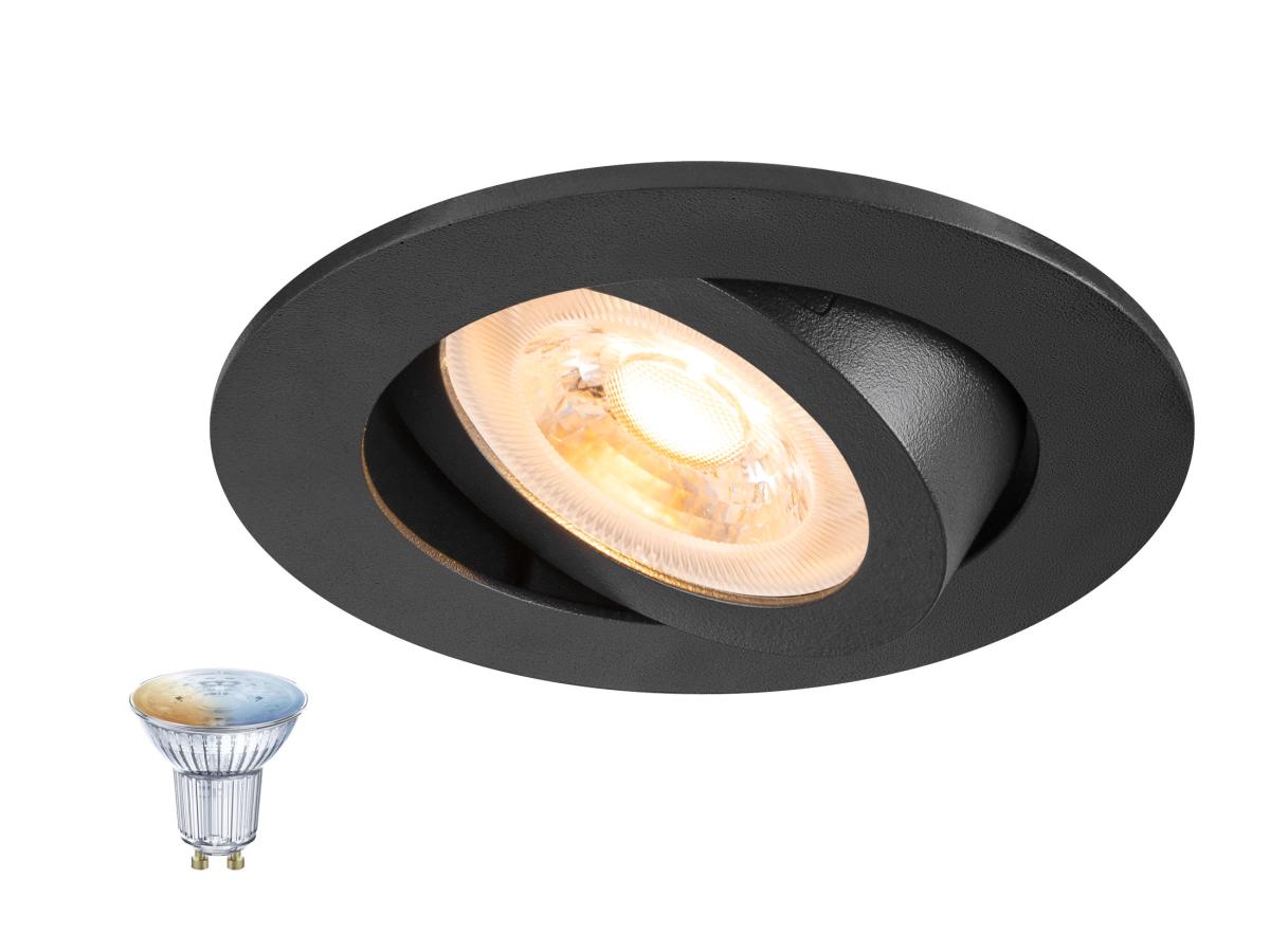 NEW TRIA® 68 SMART SET rond 1xGU10 zwart