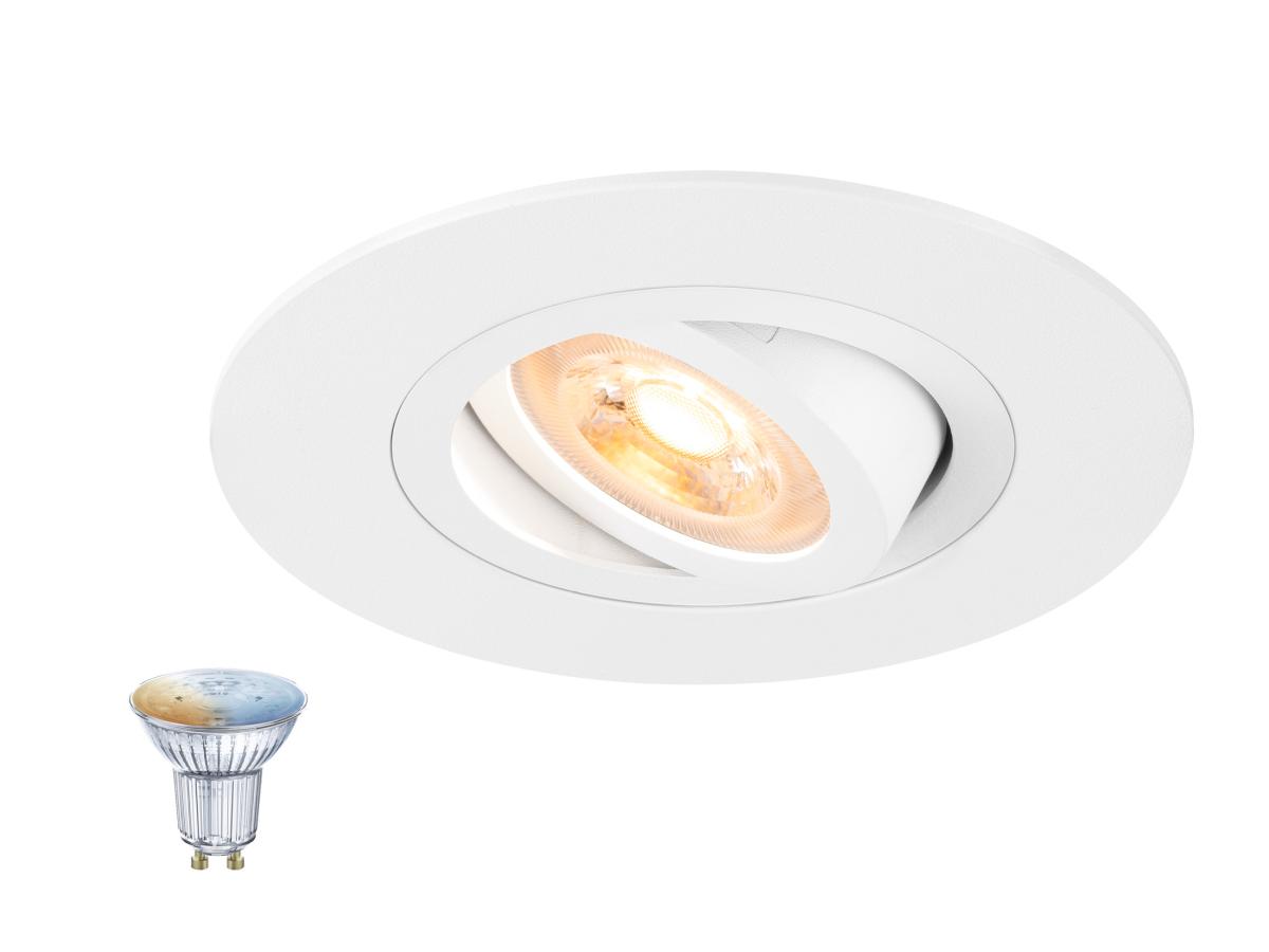 NEW TRIA® 75 XL SMART SET rond 1xGU10 wit