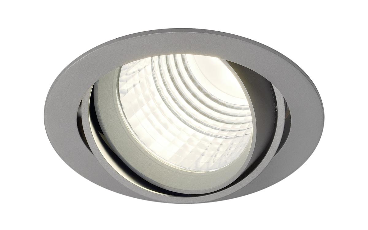 NEW TRIA DLMi Round zilvergrijs 1xLED 4000K