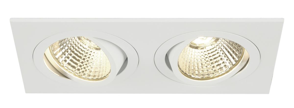 NEW TRIA 2 DL SQUARE SET wit 2xLED 3000K
