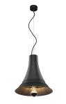 BATO 35 hanglamp zwart 1xE27
