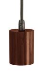 FITU E27 bamboe donker 1xE27, incl. 2,5m kabel