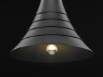 BATO 45 hanglamp zwart 1xE27
