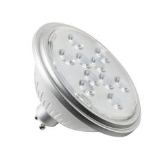 LED lichtbron QPAR111 GU10 7W 3000K 13° zilver img