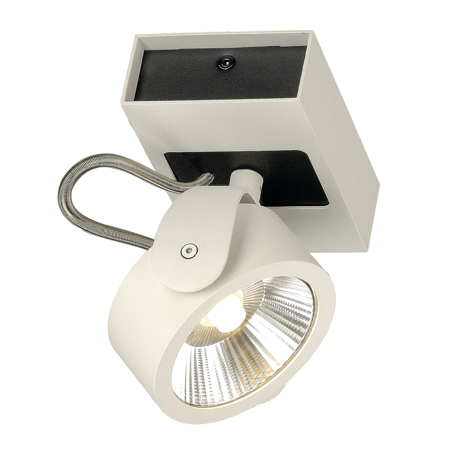 KALU LED 1 zwart/wit 1xLED 3000K 60°