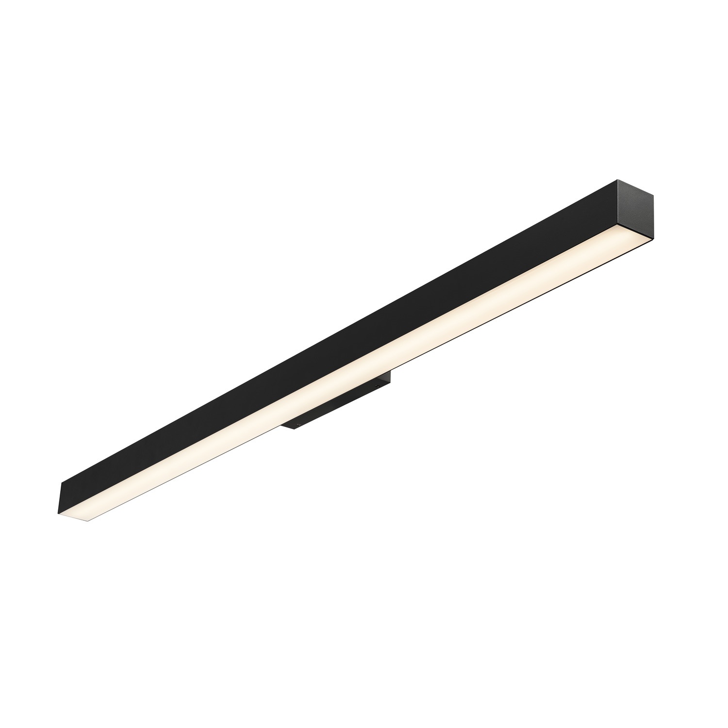 Q-LINE vägglampa, LED, 3000 K, svart - SLV | Bellalite