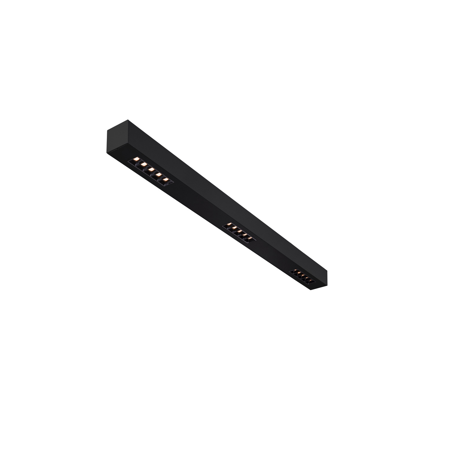 Q-LINE plafondlamp 1m BAP zwart 1xLED 3000K
