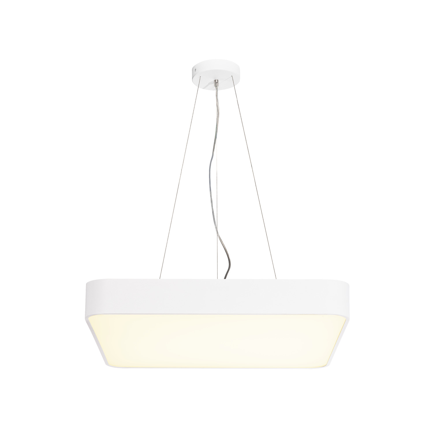 MEDO 60 Taklampa, LED, 3000 K, kantig, vit, 1-10V - SLV | Bellalite