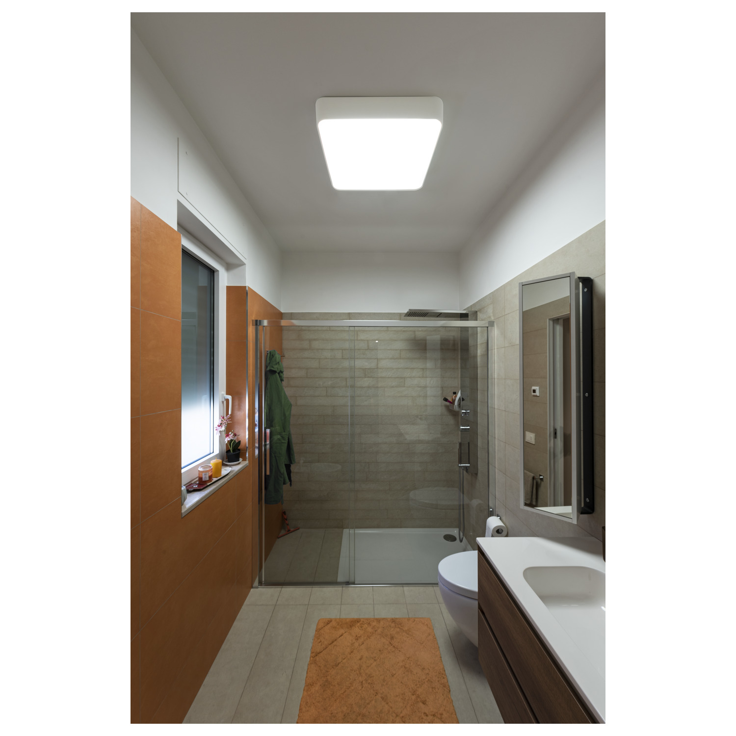 MEDO 60 Taklampa, LED, 3000 K, kantig, vit, 1-10V - SLV | Bellalite