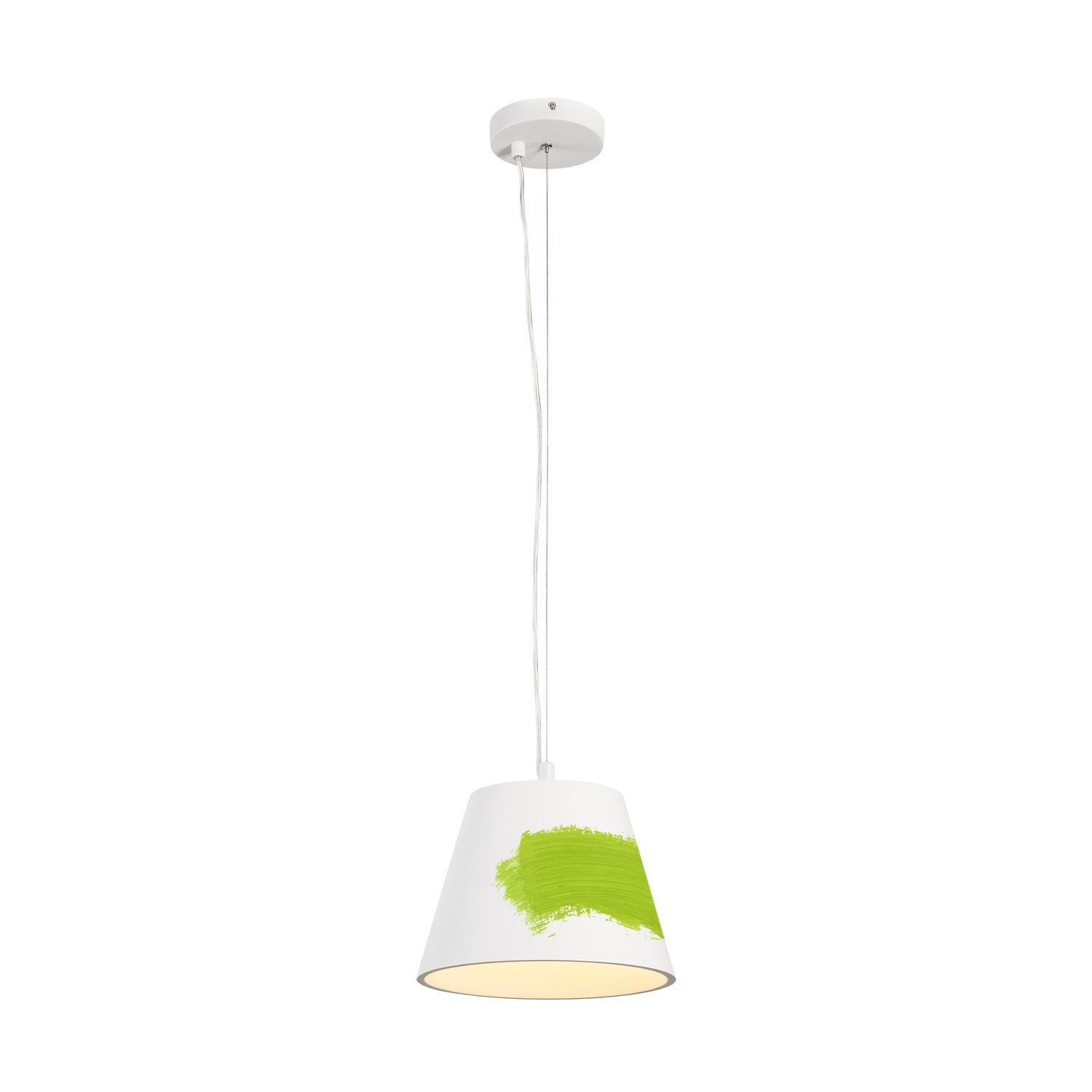 PLASTRA hanglamp wit 1xTCR-TSE