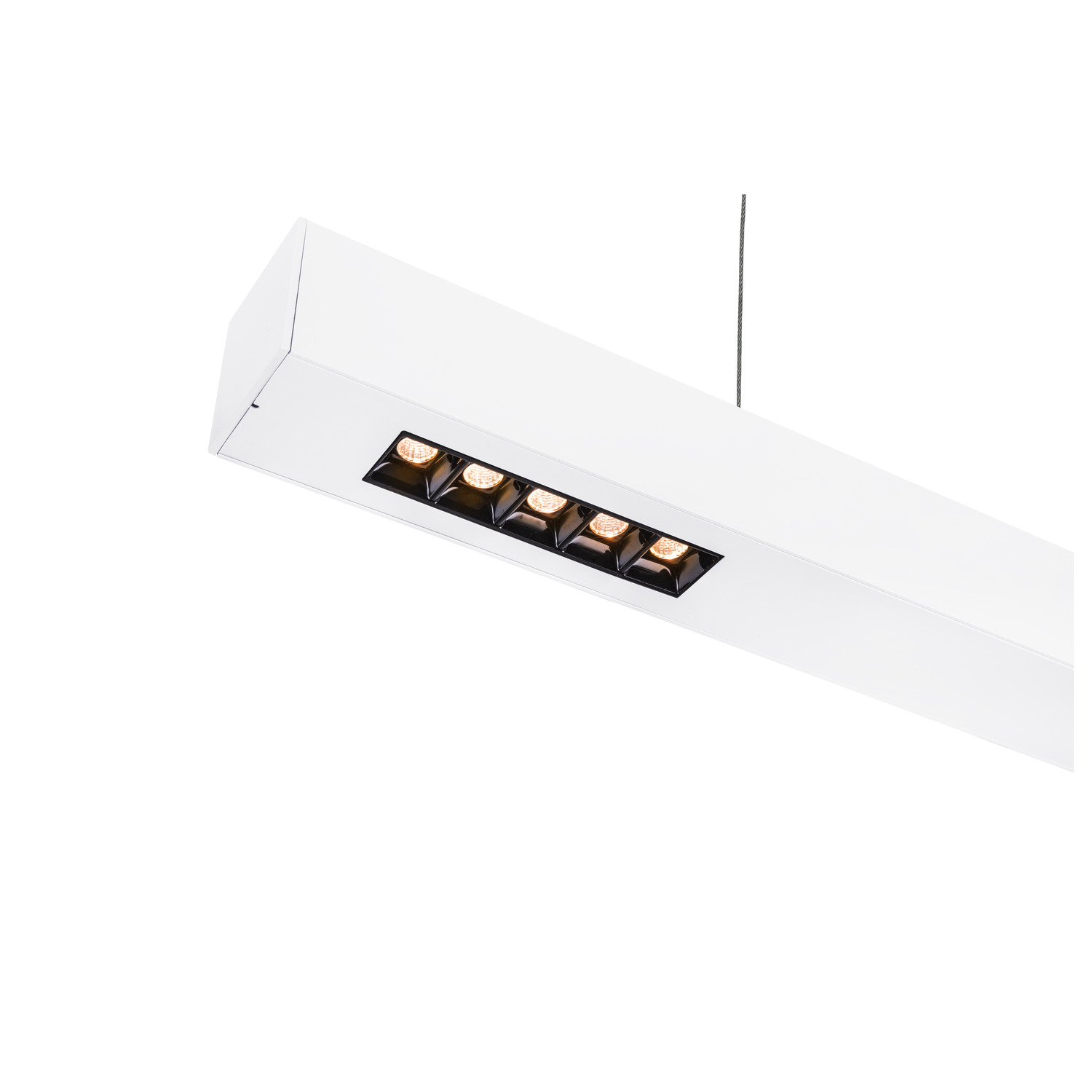 Q-LINE pendellamp 2m BAP wit 1xLED 3000K