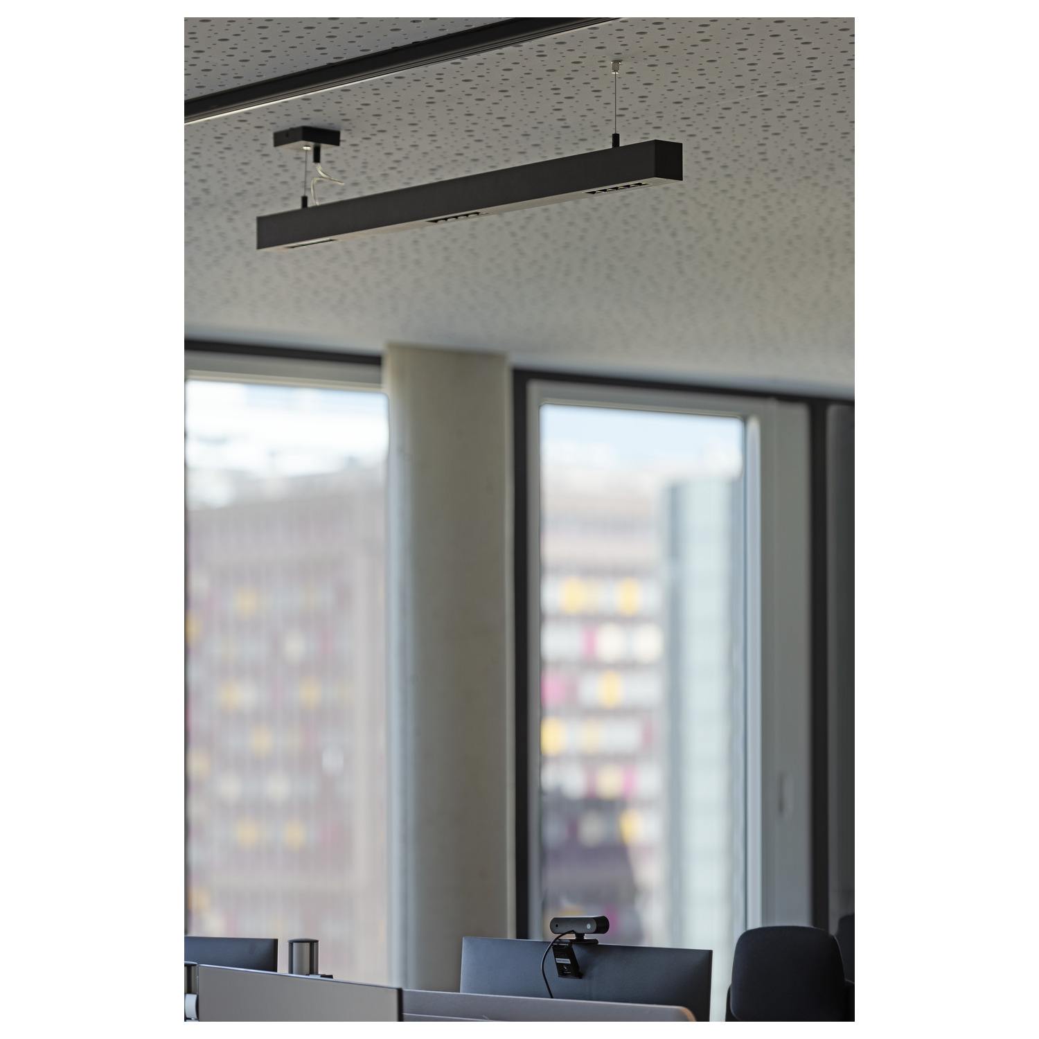 Q-LINE PD LED Indoor pendelarmatur, 1 m, lämplig för bildskä - SLV | Bellalite