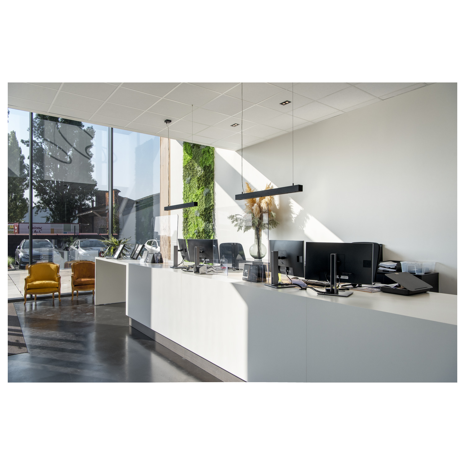 Q-LINE PD LED Indoor pendelarmatur, 1 m, lämplig för bildskä - SLV | Bellalite