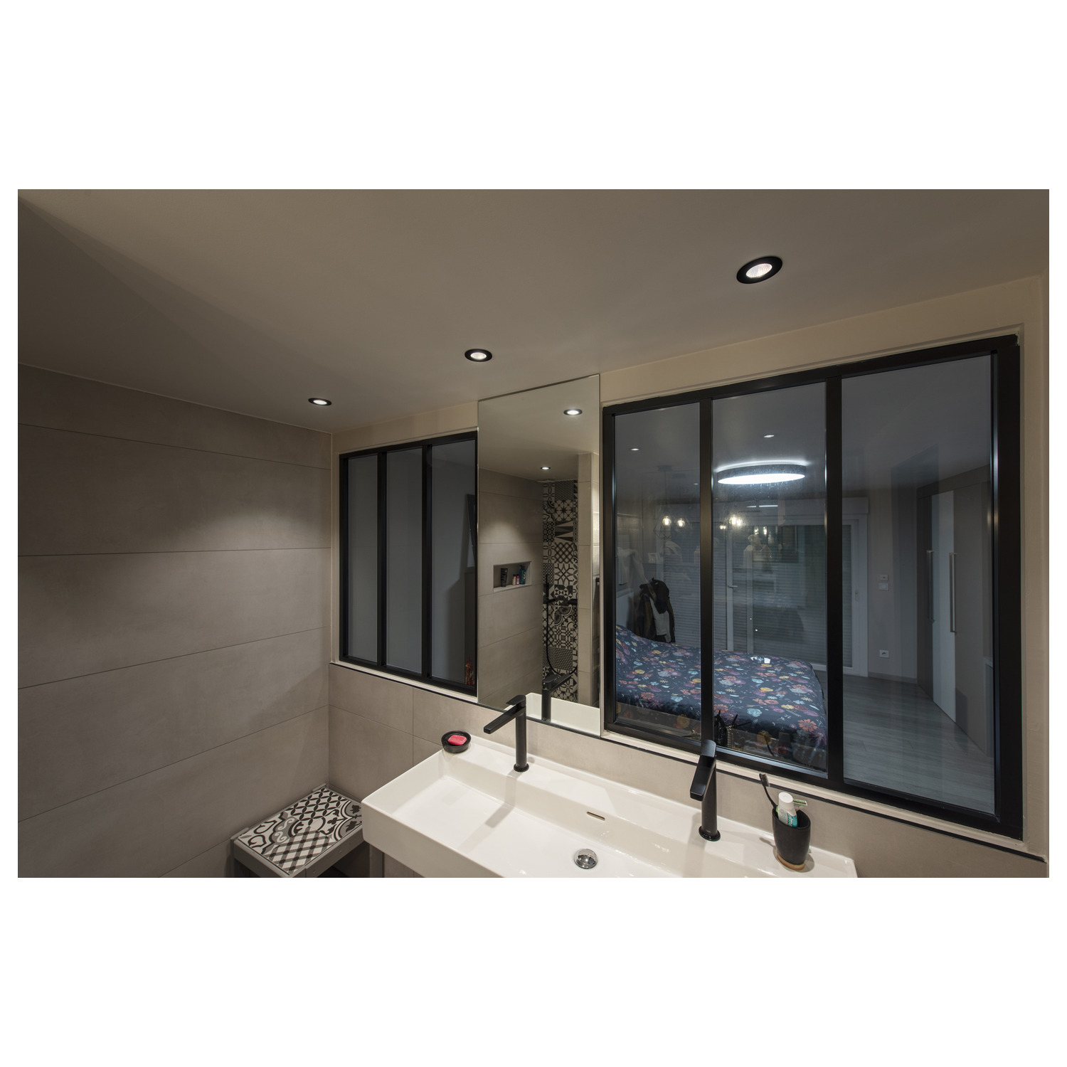KAMUELA ECO Infälld taklampa, LED, 3000 K, svrt, 38°, dimbar,  - SLV | Bellalite