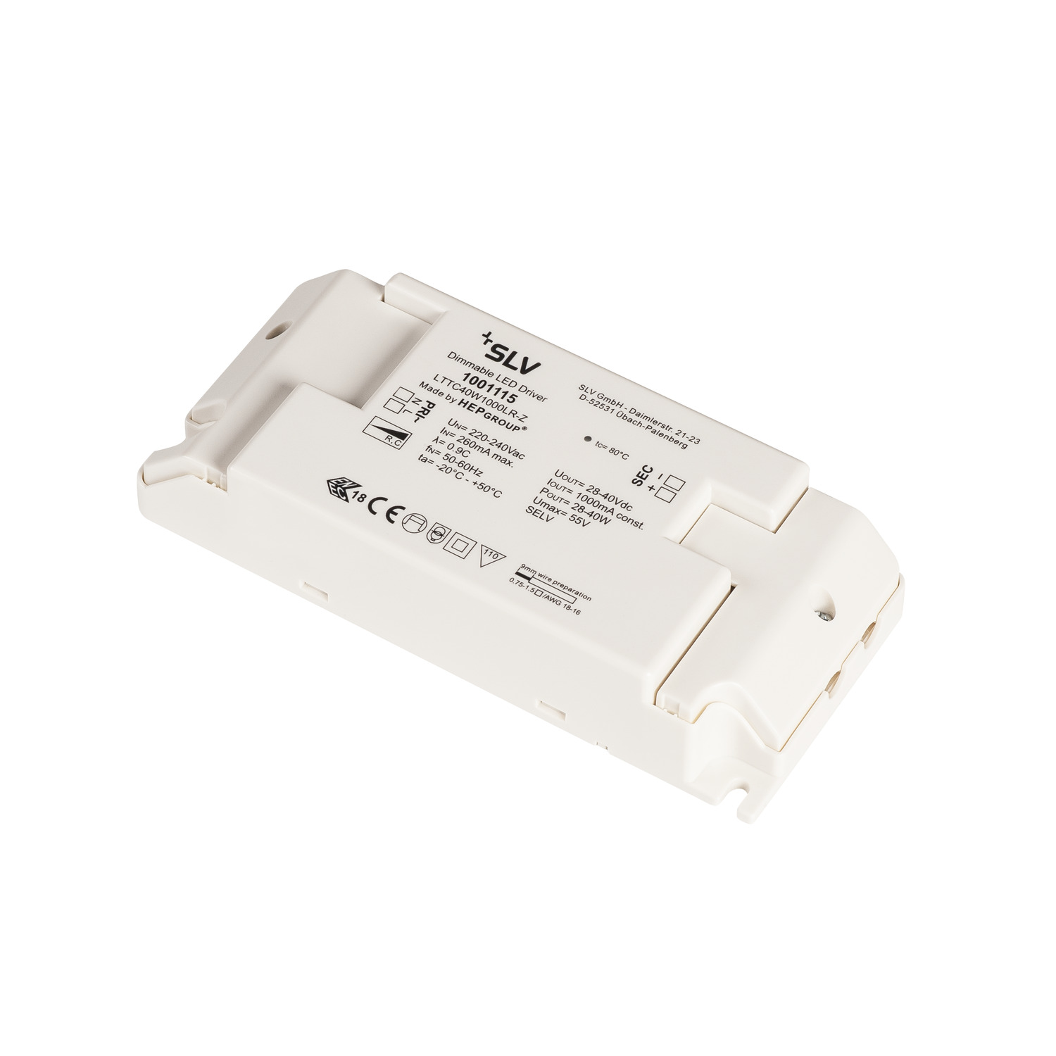 LED Driver 1000mA 40W dimbaar