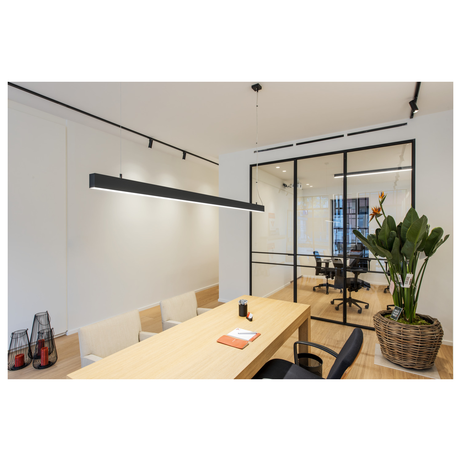 HELIA 50 LED zwart 1xLED 3000K 35° 1-Fase