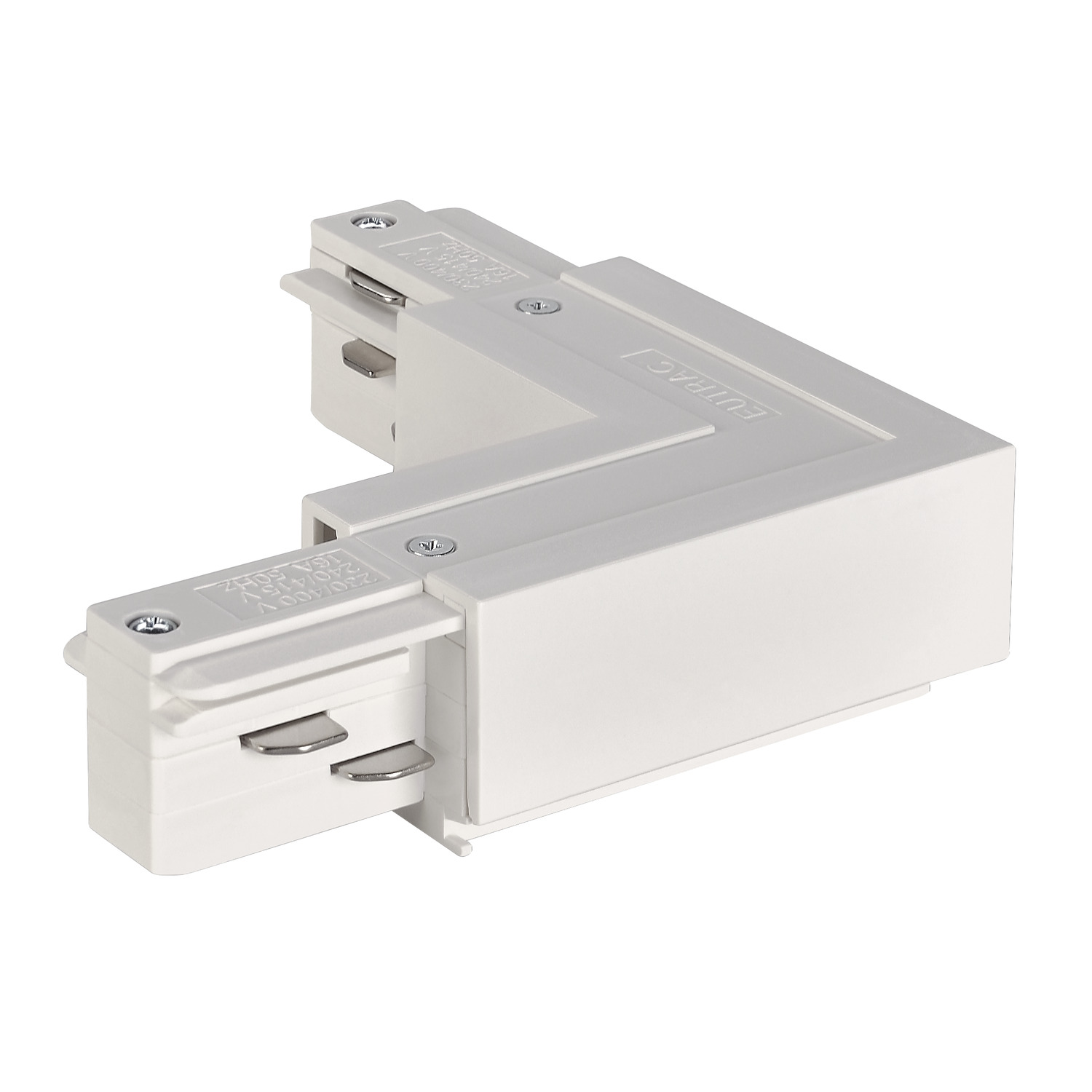 L-verbinder 2 voor 3-fase rail wit, opbouw img
