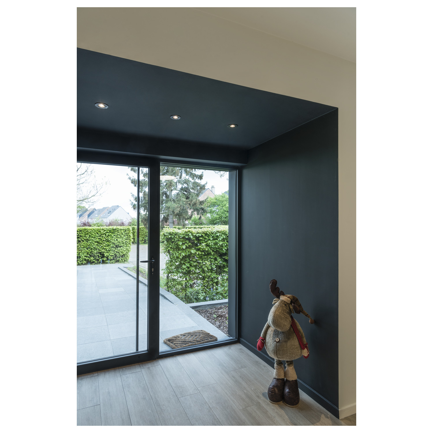 NEW TRIA 68 rond zwart 1xGU10