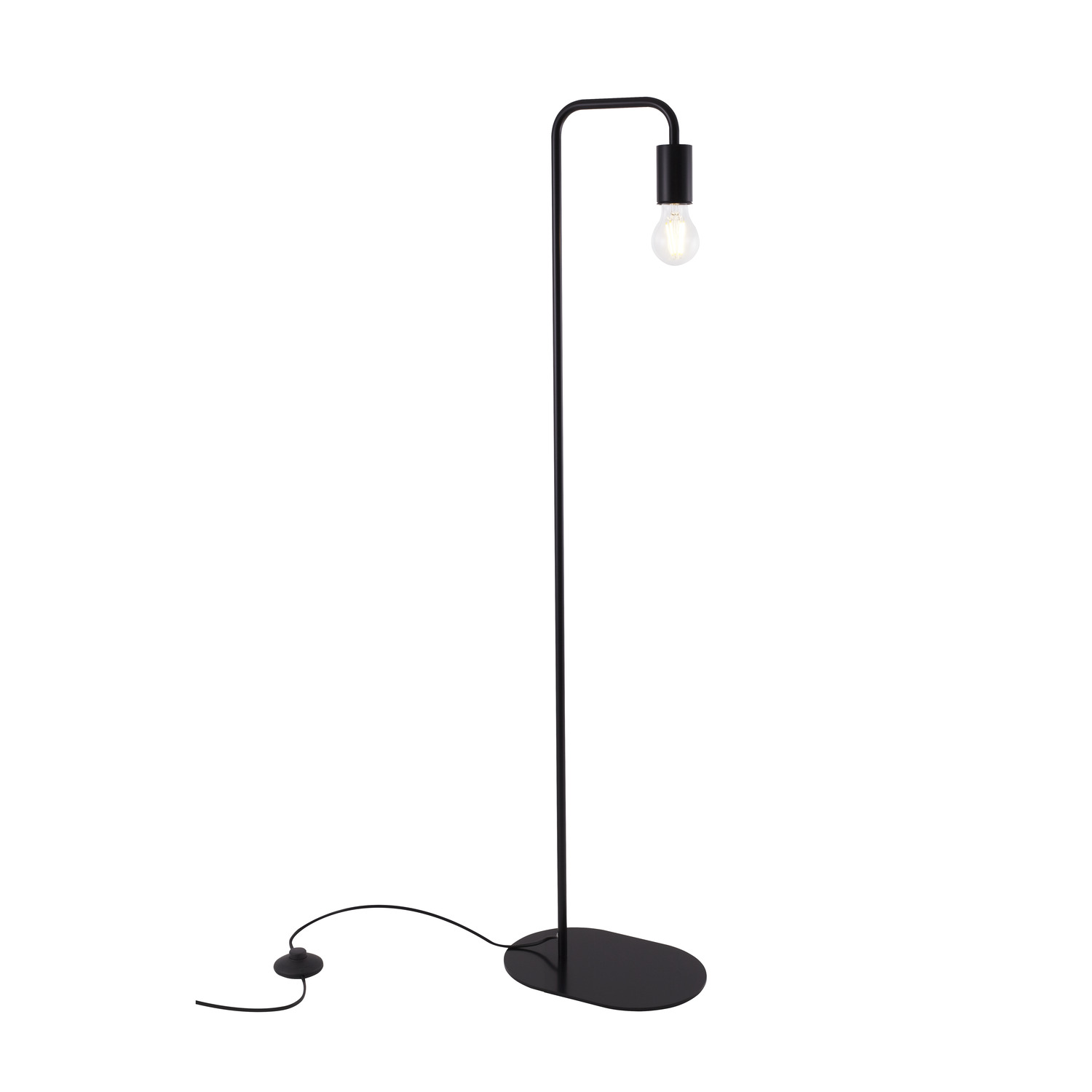 FITU staande lamp zwart 1xE27