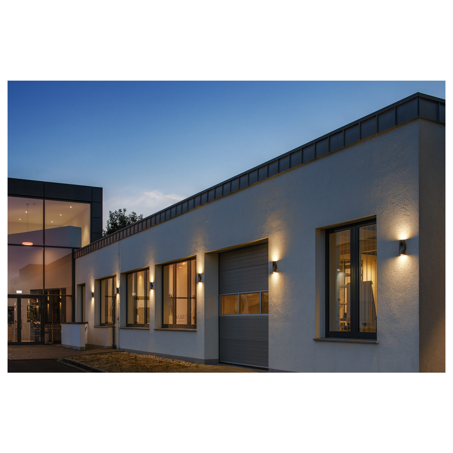 Vilua Up/Down WL antracit, IP54 100° - SLV | Bellalite