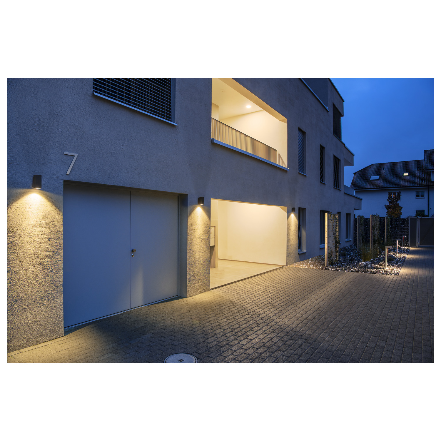 ENOLA SQUARE S Single Outdoor LED utanpåliggande väggarmatur antr - SLV | Bellalite