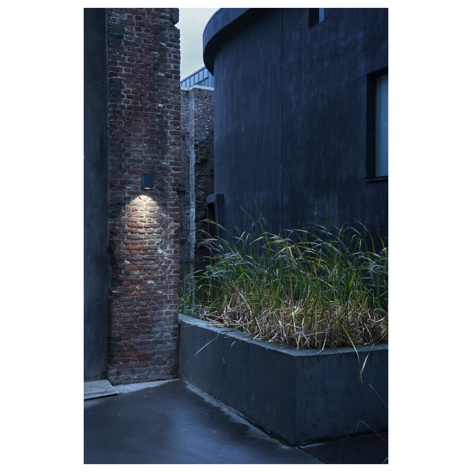 ENOLA SQUARE M Single Outdoor LED väggmonterad lampa antracit - SLV | Bellalite