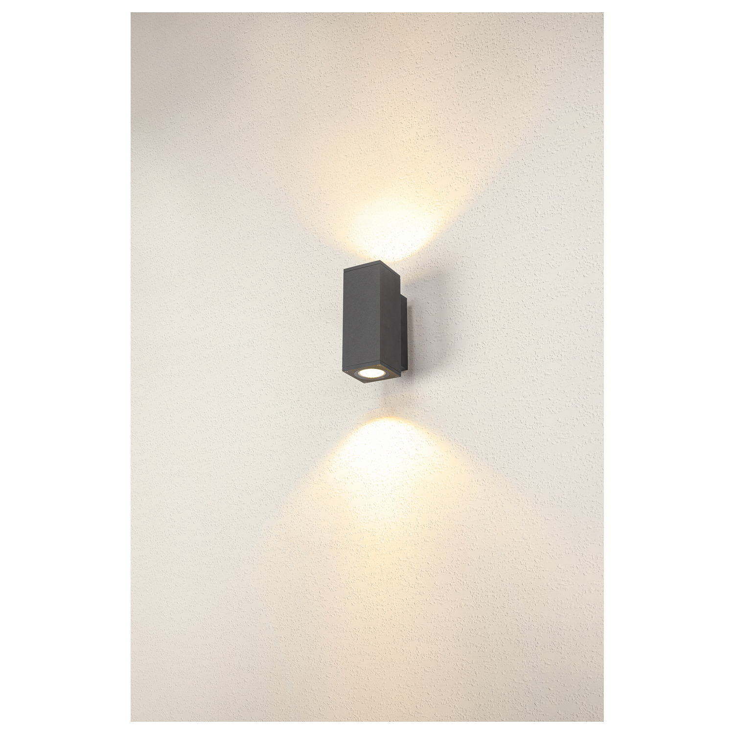 ENOLA SQUARE UP/DOWN S Outdoor LED utanpåliggande väggarmatur antracit - SLV | Bellalite