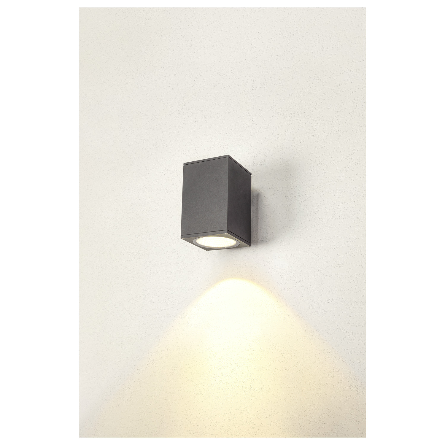ENOLA SQUARE L Single Outdoor LED utanpåliggande väggarmatur antr - SLV | Bellalite