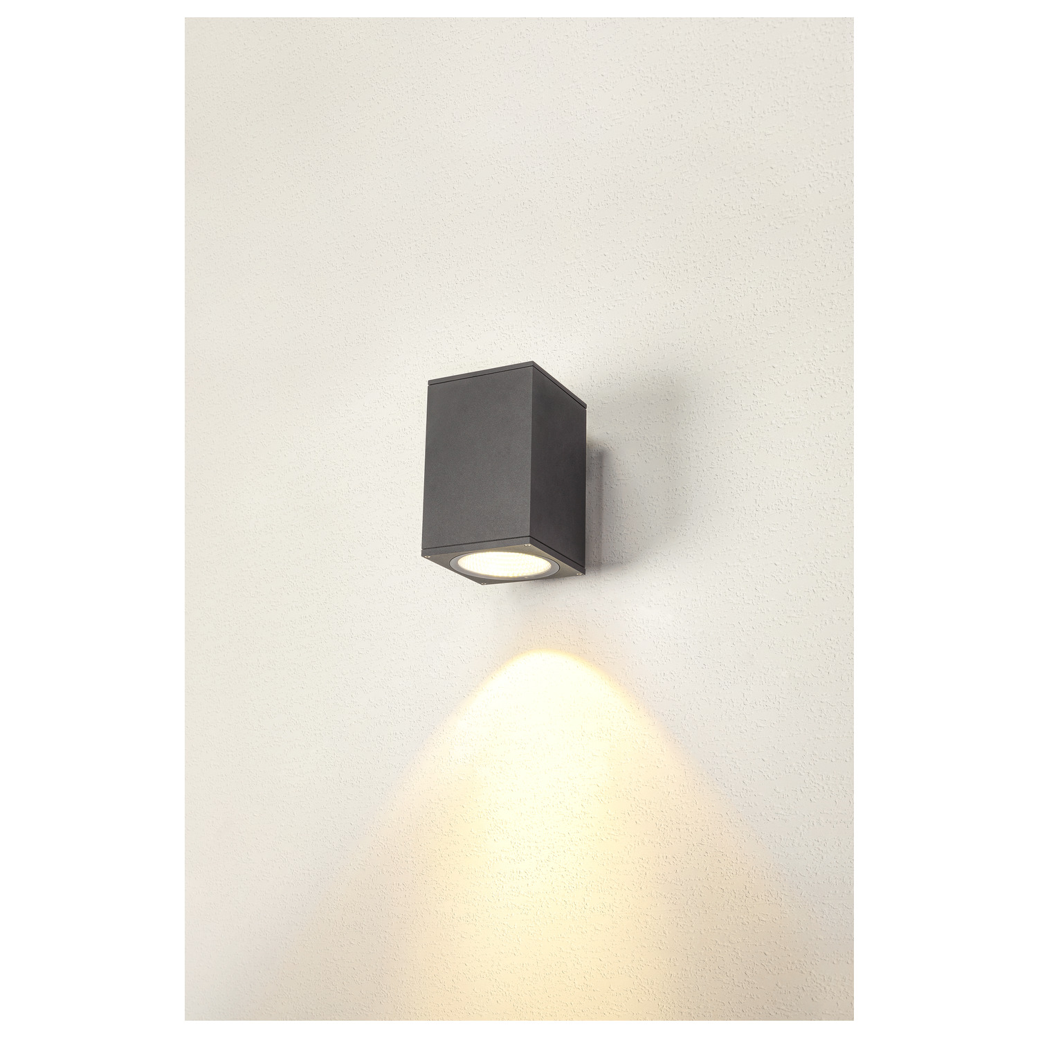 ENOLA SQUARE L Single Outdoor LED utanpåliggande väggarmatur antr - SLV | Bellalite