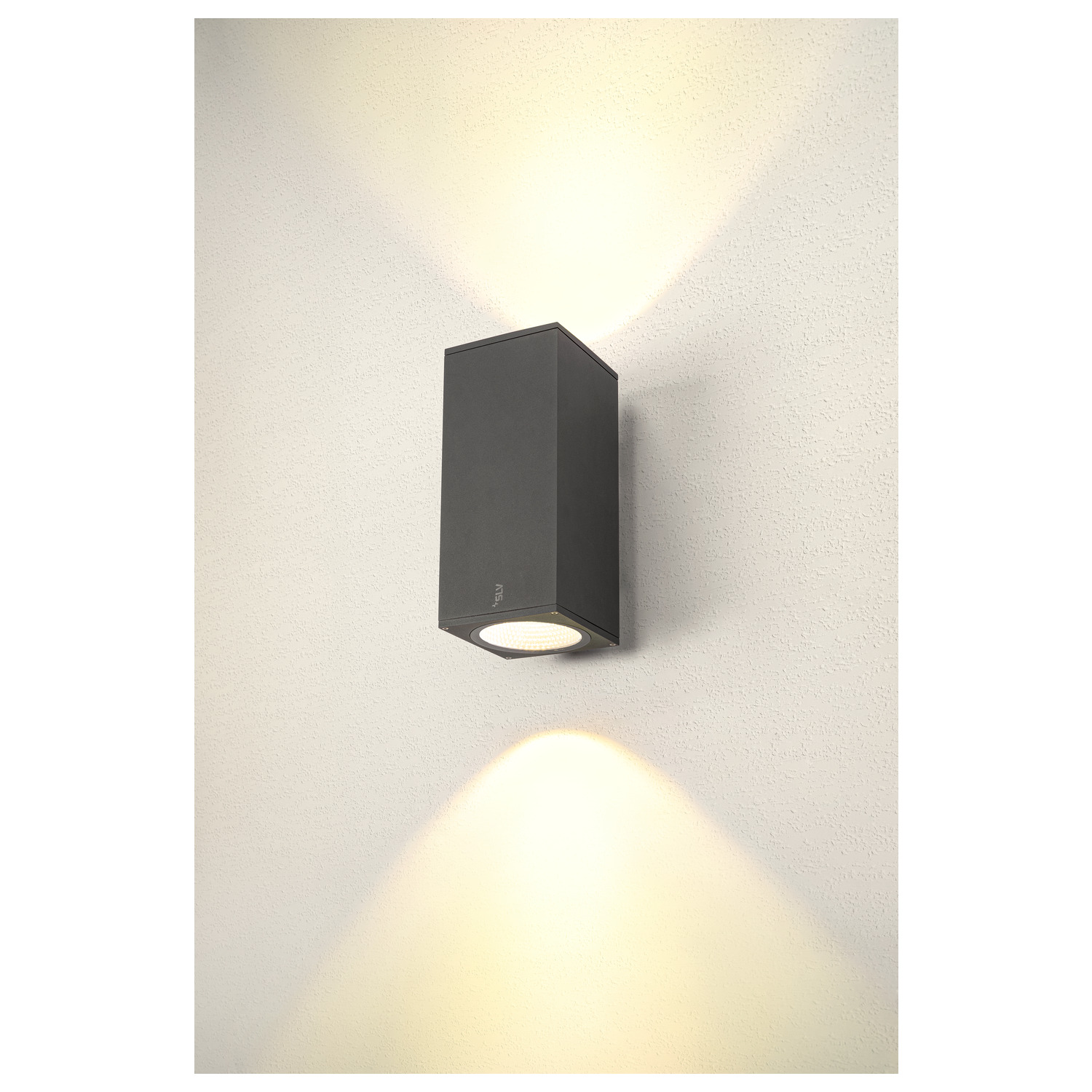 ENOLA SQUARE UP/DOWN L Outdoor LED utanpåliggande väggarmatur antracit CC - SLV | Bellalite
