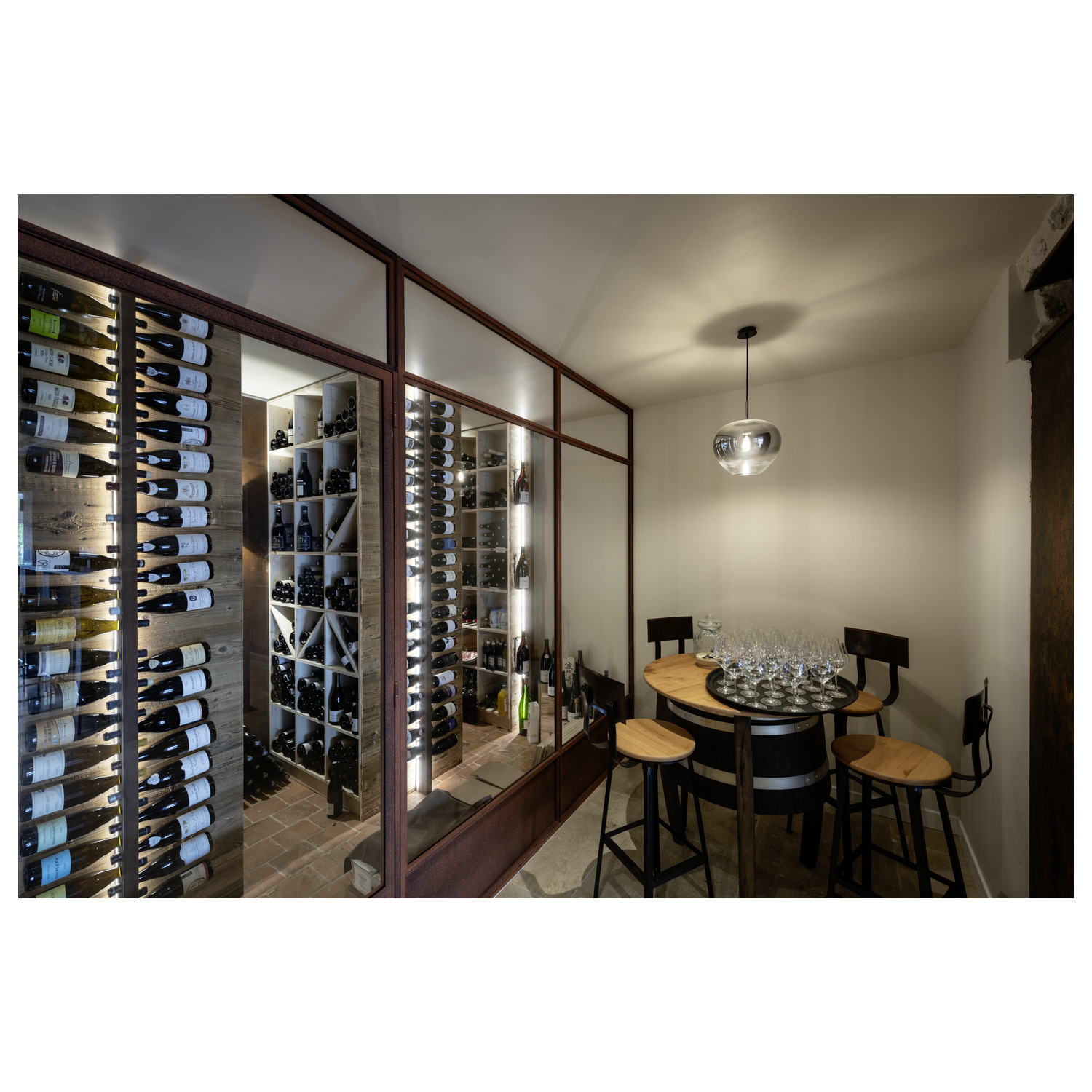 PANTILO CONVEX 29 Indoor pendelarmatur E27 krom - SLV | Bellalite