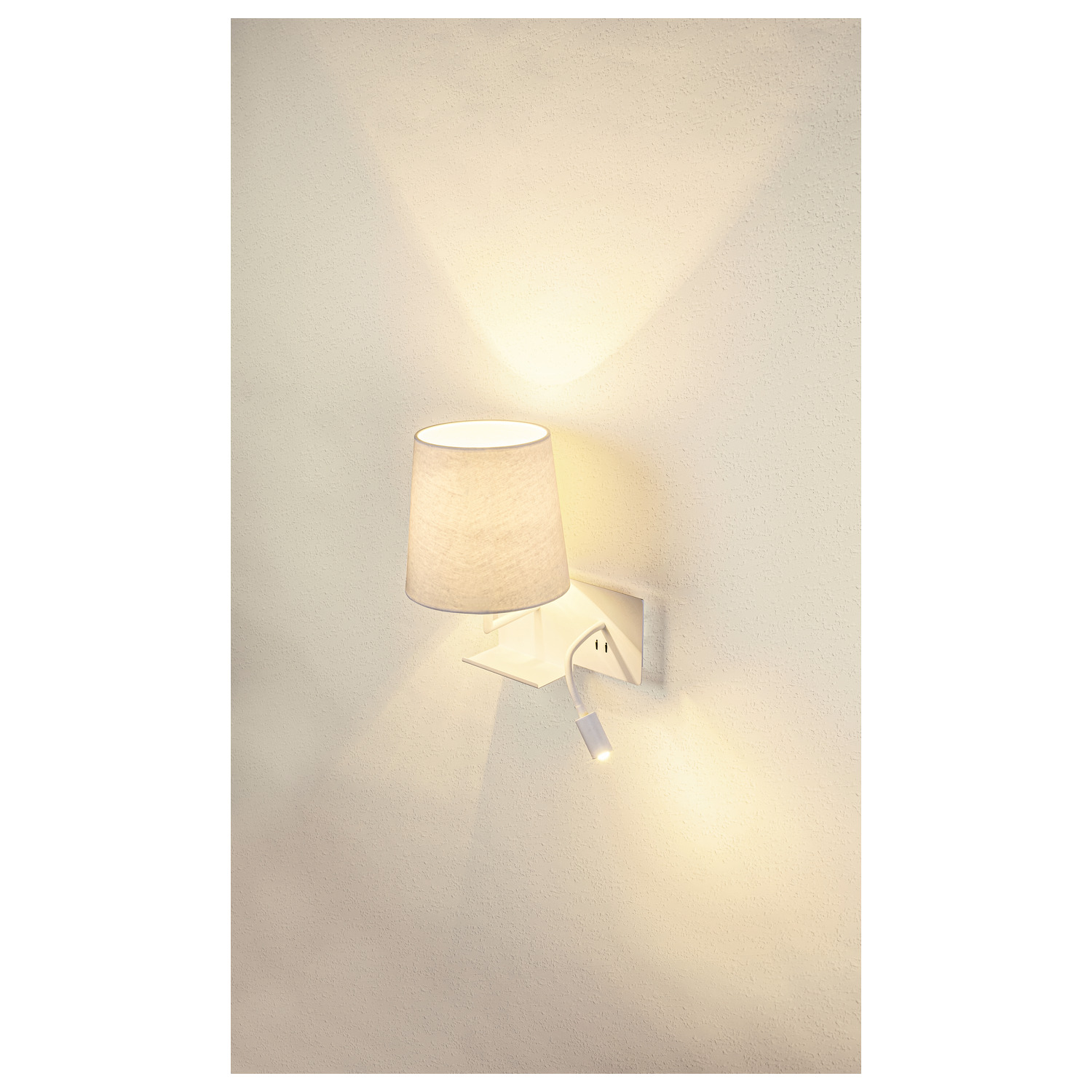 SOMNILA FLEX Indoor LED utanpåliggande väggarmatur 3000 K vit v - SLV | Bellalite