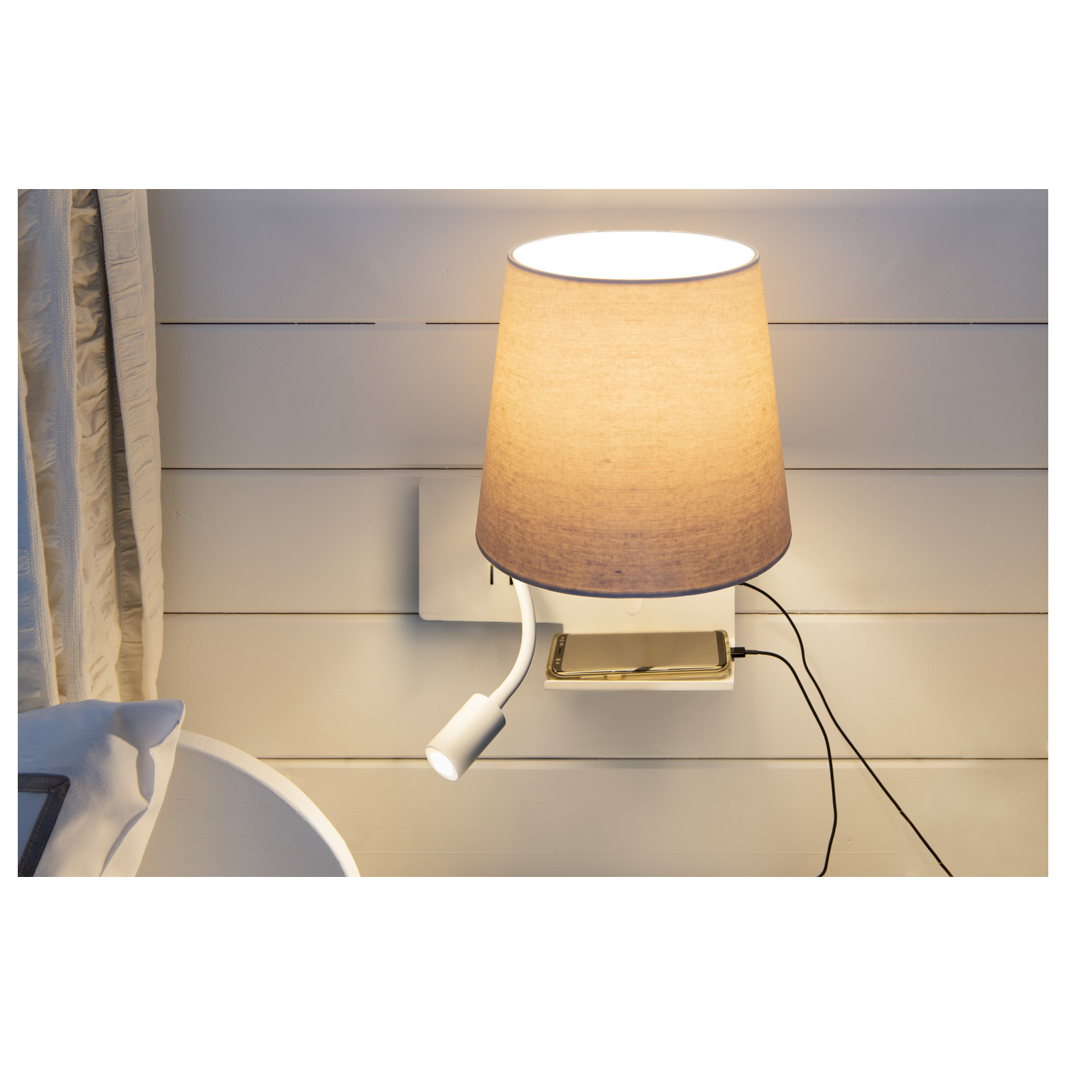 SOMNILA FLEX Indoor LED utanpåliggande väggarmatur 3000 K vit v - SLV | Bellalite