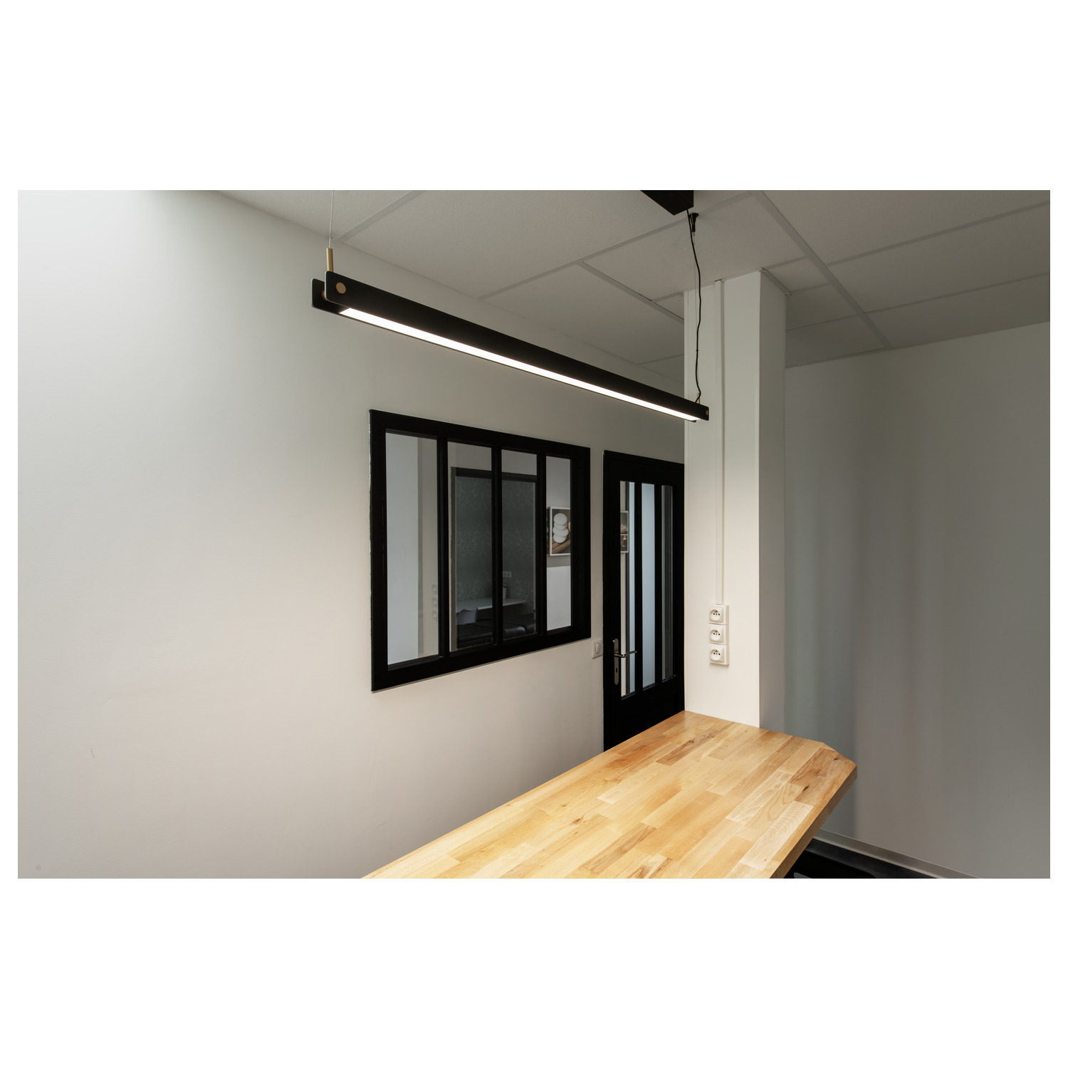NOYA PD PHASE Indoor LED-taklampa svart CCT-switch 2700/3000 K - SLV | Bellalite