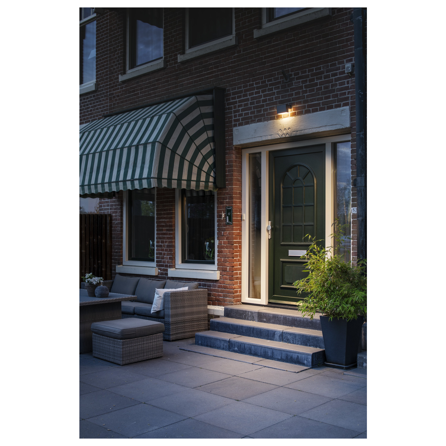 L-LINE OUT WL Outdoor Ytmonterad LED-vägglampa antracit CCT-swit - SLV | Bellalite