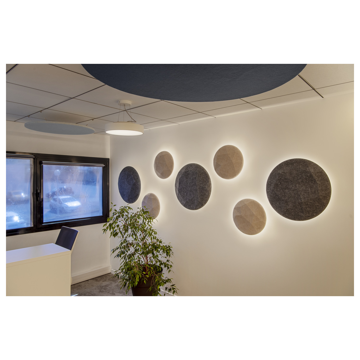 MANA, shade round 60 beige  - SLV | Bellalite