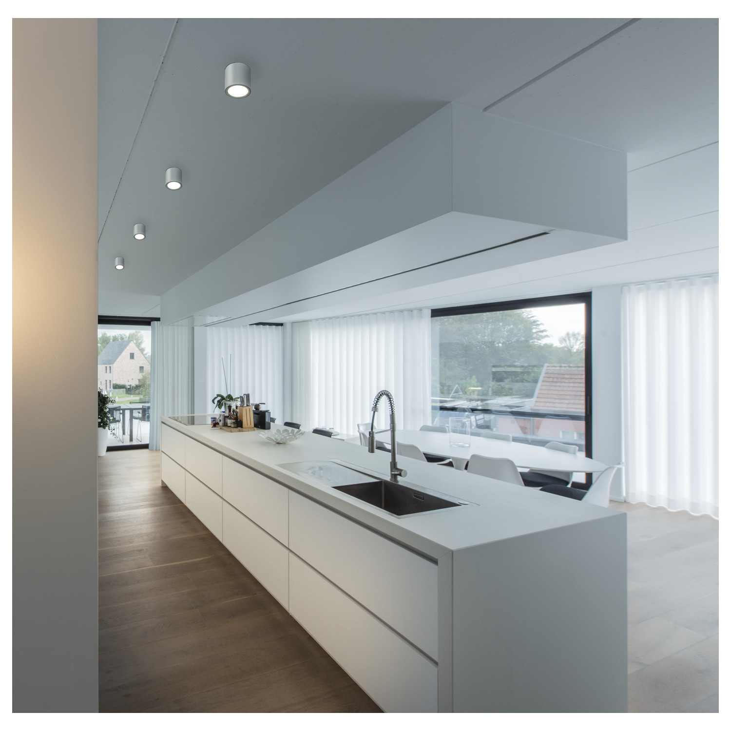 OCULUS CL Indoor Ytmonterad LED-vägg- och taklampa vit DIM-T - SLV | Bellalite
