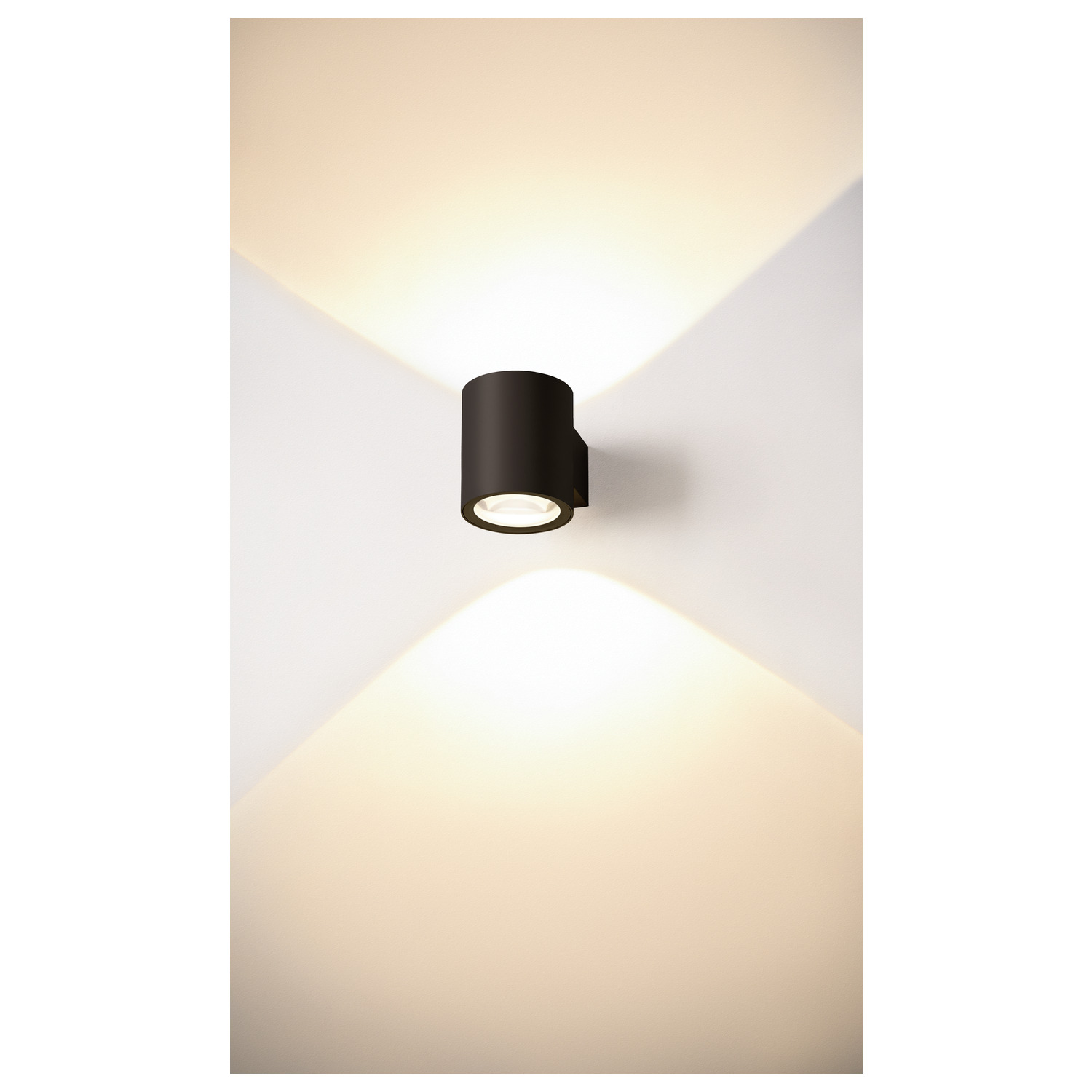 OCULUS UP/DOWN WL Indoor Ytmonterad LED-vägglampa svart 2000-3000 K - SLV | Bellalite