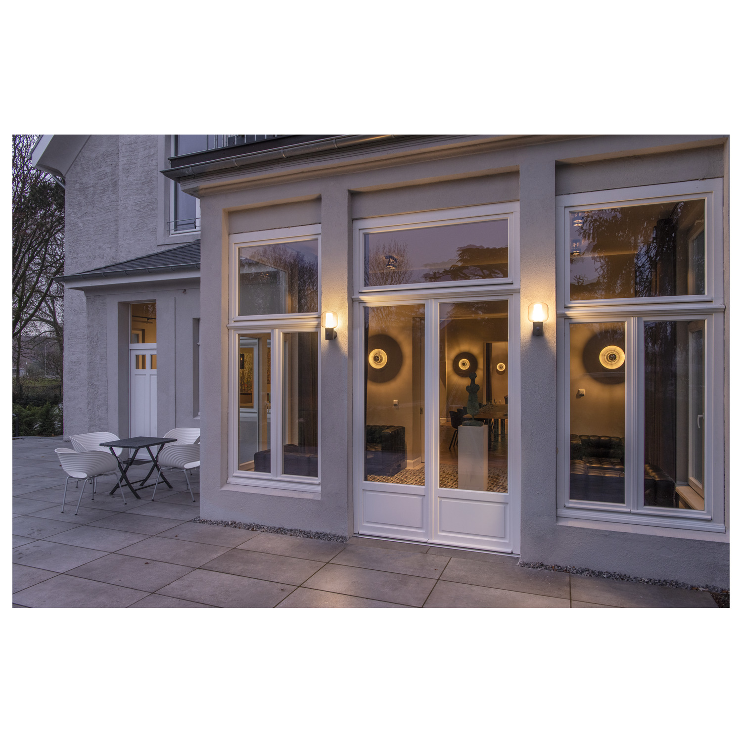 OVALISK WL Sensor Outdoor ytmonterad LED-vägglampa antracit CCT-swit - SLV | Bellalite