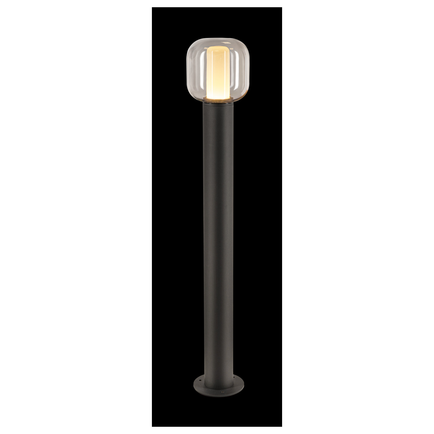 OVALISK 100 FL Outdoor LED-golvlampa antracit CCT-switch 3000/400 - SLV | Bellalite