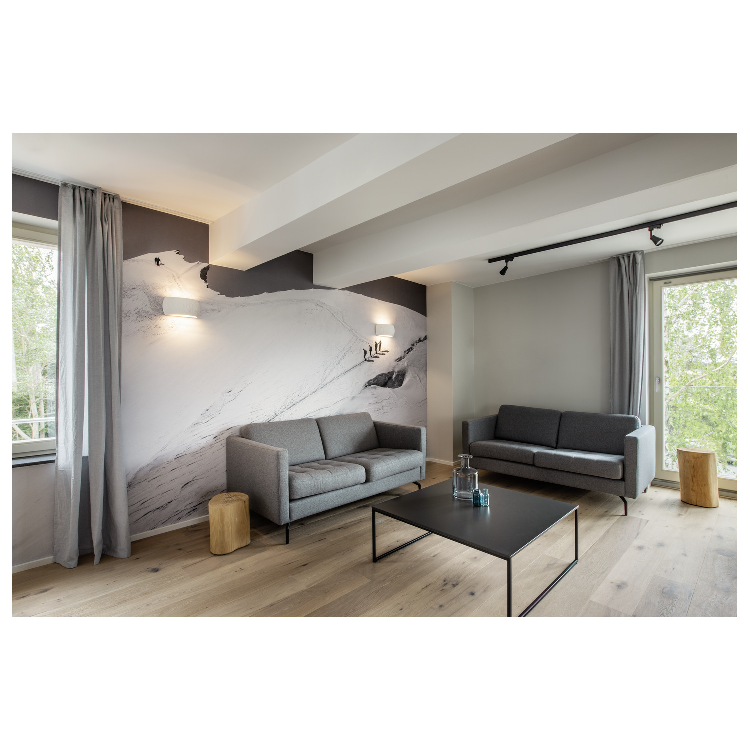 PLASTRA WL CURVED CURTAIN Indoor Ytmonterad vägglampa QT-DE12 vit - SLV | Bellalite